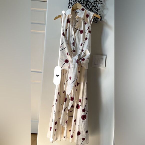 Zara Lollipop Printed Poplin Shirtdress ZW Collection 2024 XS NWT - Picture 8 of 16